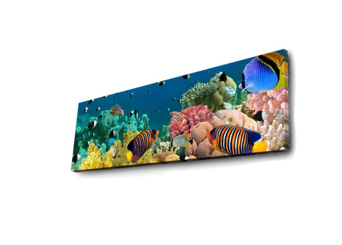 Wallity Lienzo Decorativo Iluminado con LEDs 30x90 cm Multicolor Wallity Lienzo Decorativo Iluminado con LEDs 30x90 cm Multicolor